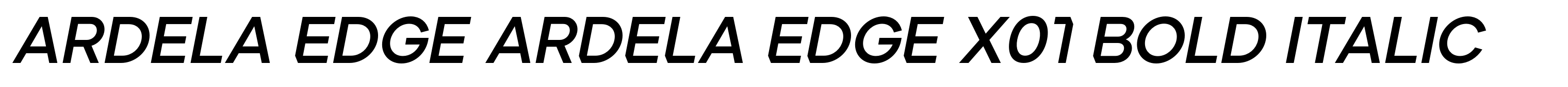 Ardela Edge ARDELA EDGE X01 Bold Italic